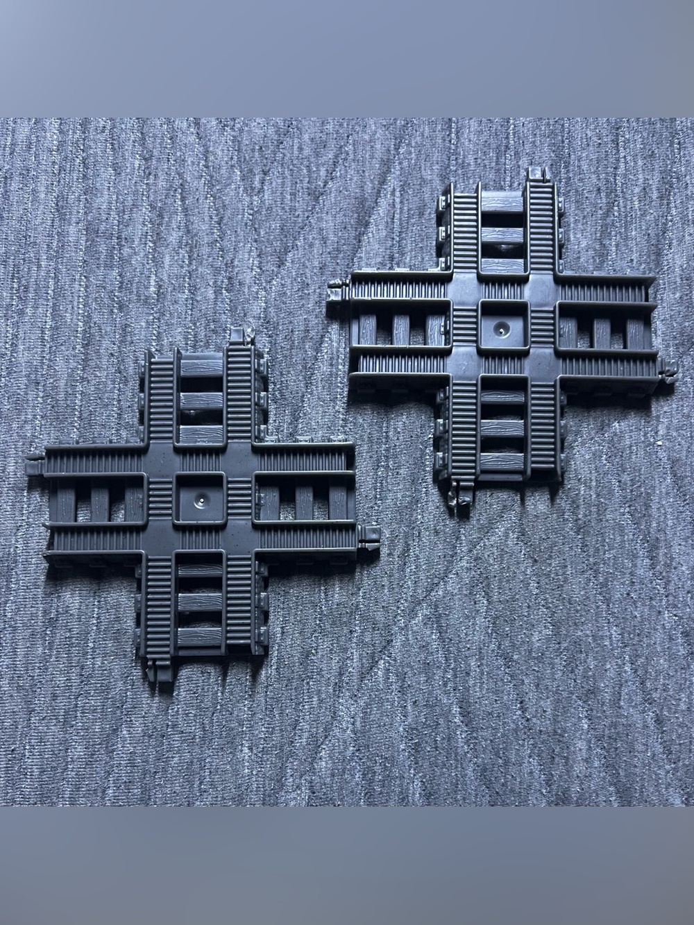 Thomas & Friends Trackmaster SX2 Cross Junction Gray Track Replacement Part Lot